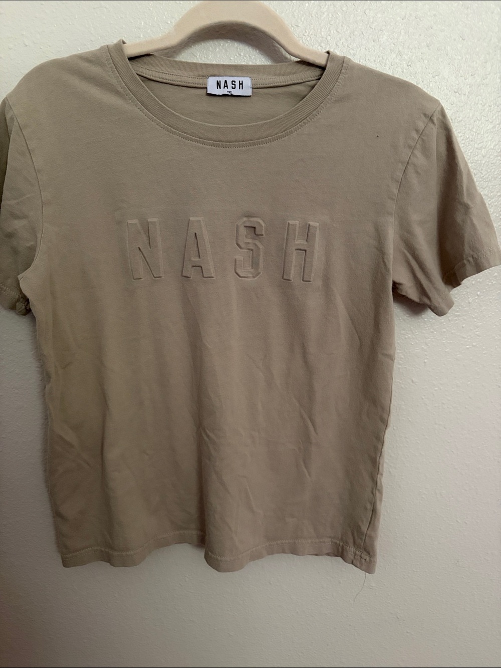 Nash Kids Short Sleeve Tee in Tan